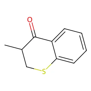 3-methyl-3,4-dihydro-2H-1-benzothiopyran-4-one structure