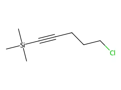 1-Chloro-5-(trimethylsilyl)-4-pentyne structure