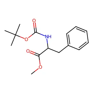 Boc-D-phenylalanine methyl ester structure