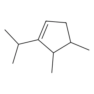 1-Isopropyl-4,5-dimethylcyclopentene structure