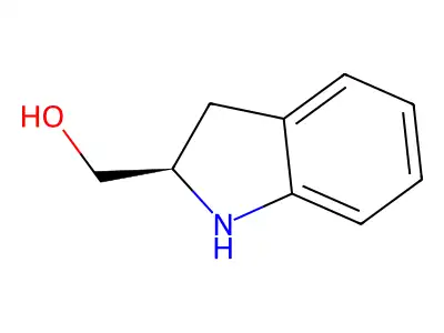 2,3-dihydro-1H-indol-2-ylmethanol structure