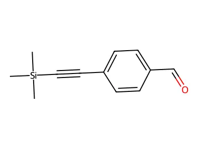 4-(Trimethylsilylethynyl)benzaldehyde structure