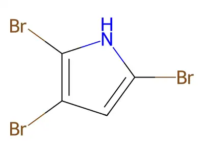 2,3,5-Tribromopyrrole structure