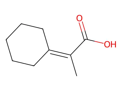 2-cyclohexylidenepropanoic Acid structure