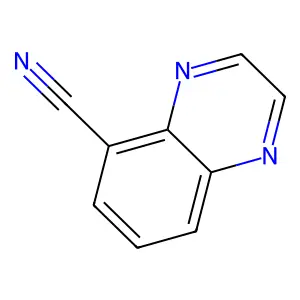 5-喹喔啉甲腈 structure