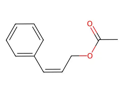 Cinnamyl acetate, (Z)- structure