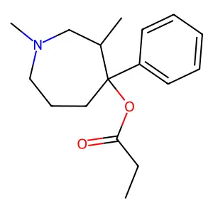 Proheptazine structure
