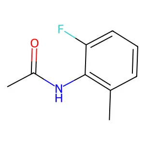 N-(2-fluoro-6-methylphenyl)acetamide structure