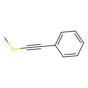 [(Methylthio)ethynyl]benzene structure
