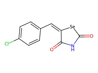 5-[(4-Chlorophenyl)methylidene]-1,3-selenazolidine-2,4-dione structure