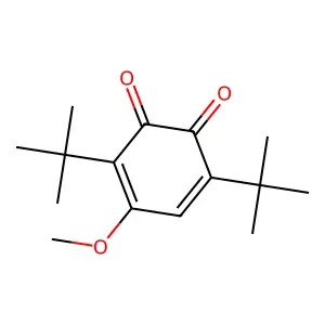 3,5-Cyclohexadiene-1,2-dione, 3,6-bis(1,1-dimethylethyl)-4-methoxy- structure