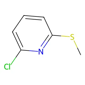 2-Chloro-6-(methylsulfanyl)pyridine structure