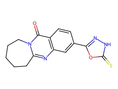 3-(5-sulfanyl-1,3,4-oxadiazol-2-yl)-6H,7H,8H,9H,10H,12H-azepino[2,1-b]quinazolin-12-one structure
