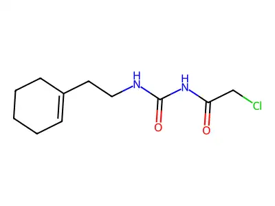 2-chloro-N-[2-(cyclohexen-1-yl)ethylcarbamoyl]acetamide structure