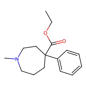 Ethoheptazine structure