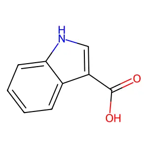 吲哚-3-甲酸 structure