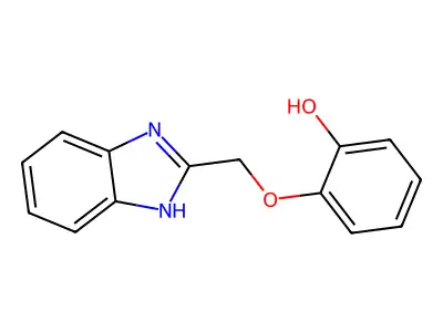 2-(1H-benzimidazol-2-ylmethoxy)phenol structure