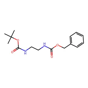 Benzyl tert-butyl ethane-1,2-diyldicarbamate structure