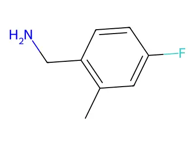 4-Fluoro-2-methylbenzylamine structure