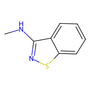 N-methyl-1,2-benzothiazol-3-amine structure