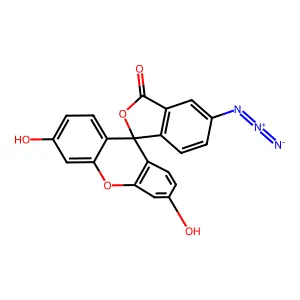 Azidofluorescein structure
