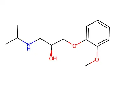 (-)-Moprolol structure