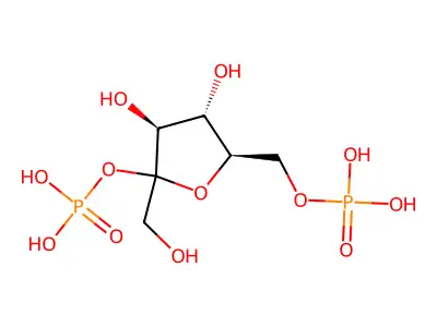D-呋喃果糖-2,6-二磷酸 structure
