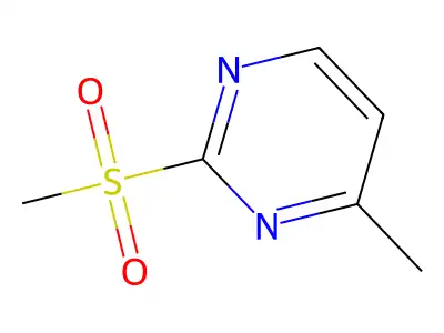 4-Methyl-2-(methylsulfonyl)pyrimidine structure