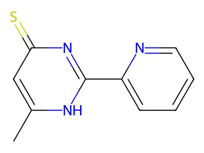 6-Methyl-2-(pyridin-2-yl)pyrimidine-4-thiol structure