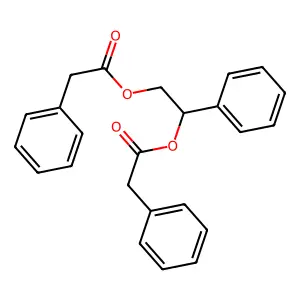 Benzeneacetic acid, 1,1'-(1-phenyl-1,2-ethanediyl) ester structure