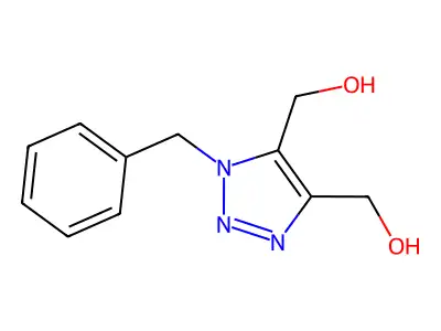 [1-Benzyl-5-(hydroxymethyl)triazol-4-yl]methanol structure