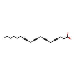 4,7,10,13-Eicosatetraynoic acid structure