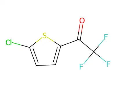 2-Chloro-5-trifluoroacetylthiophene structure