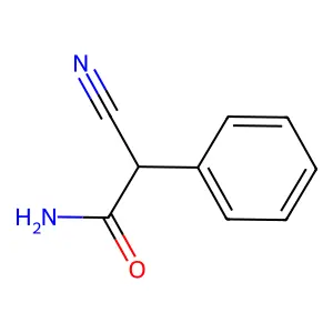 2-Cyano-2-phenylacetamide structure