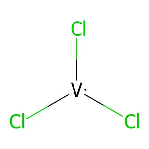 三氯化钒 structure