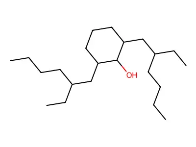 2,6-Bis(2-ethylhexyl)cyclohexan-1-ol structure