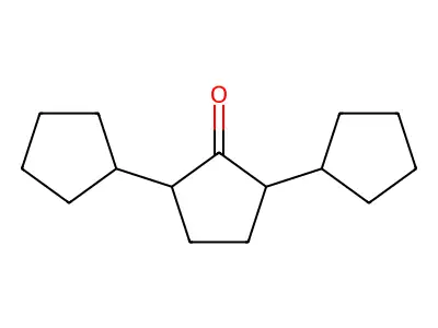 2,5-Dicyclopentylcyclopentanone structure