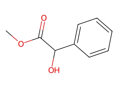 methyl (2S)-2-hydroxy-2-phenylacetate structure