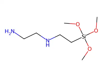 N-[2-(三甲氧基硅基)乙基]乙二胺 structure