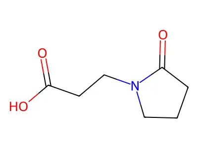 2-Oxo-1-pyrrolidinepropanoic acid structure