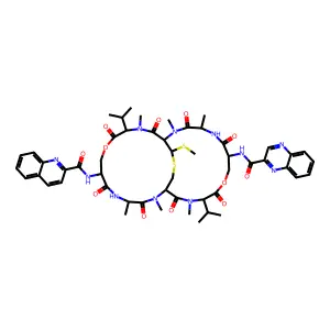 1QN-echinomycin structure