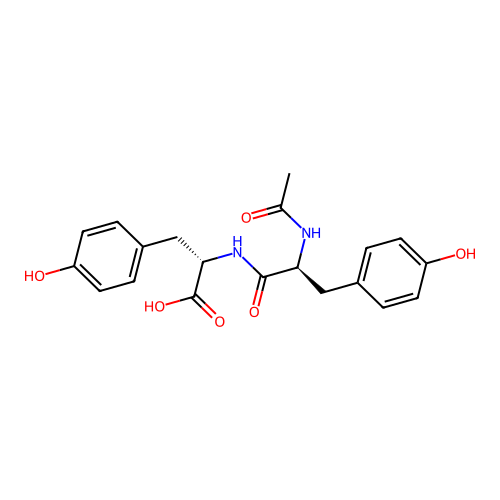 N-acetyl-tyrosyl-tyrosine structure