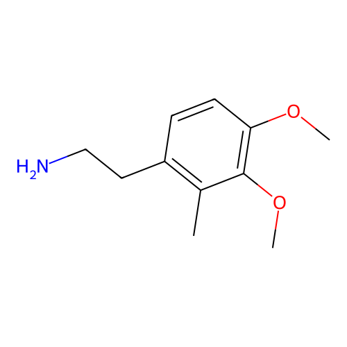 2-Methyl-3,4-dimethoxyphenethylamine structure
