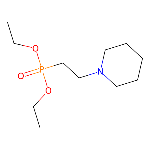 (2-Piperidin-1-yl-ethyl)-phosphonic acid diethyl ester structure