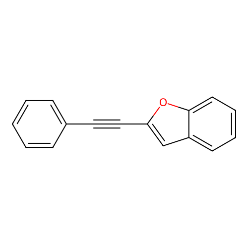 2-(2-Phenylethynyl)-1-benzofuran structure