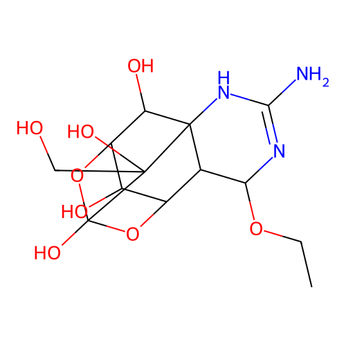 Tetrodotoxin, O(sup 5)-ethyl- structure