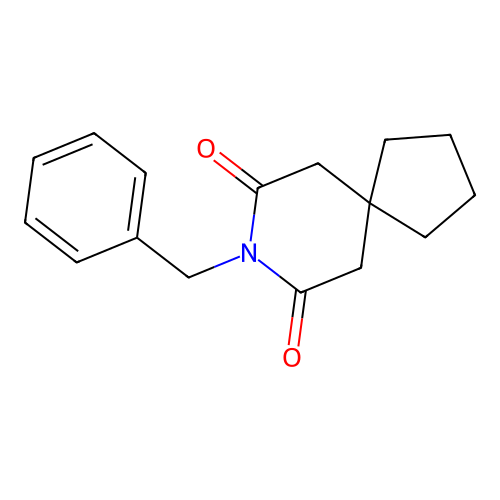 8-Benzyl-8-azaspiro[4.5]decane-7,9-dione structure
