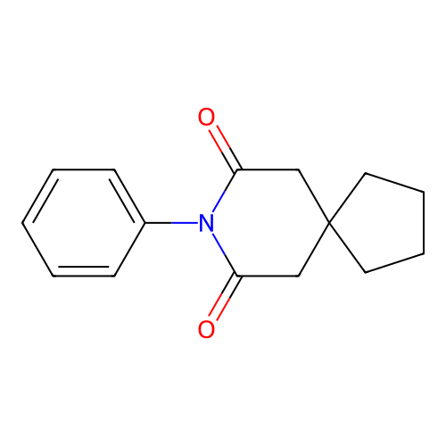 8-Phenyl-8-azaspiro[4.5]decane-7,9-dione structure
