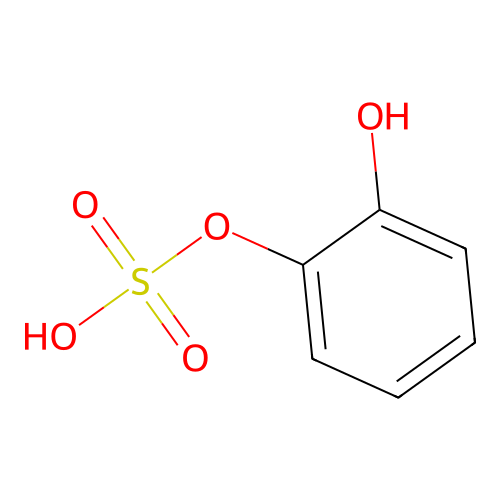 邻苯二酚硫酸酯 structure