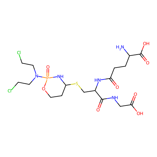 4-Glutathionyl cyclophosphamide structure